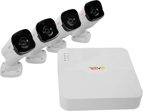 REVO, sistema de vigilancia completo America Ultra 16 canales, color blanco (RU162B16G-4T)