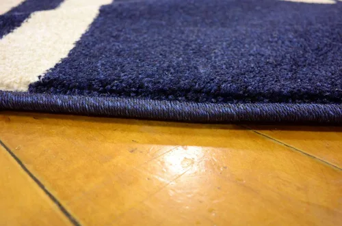 Miniatura 133 de Unique Loom Trellis Collection - Alfombra geométrica moderna azul marino (9 pies x 12 pies)
