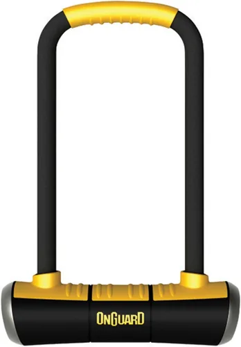 OnGuard Pitbull Mini LS U-Lock – Grillete de acero endurecido de 0.551 in (90 × 9.449 in) – Cerradura cuádruple X4P, núcleo de cilindro Z, juego de