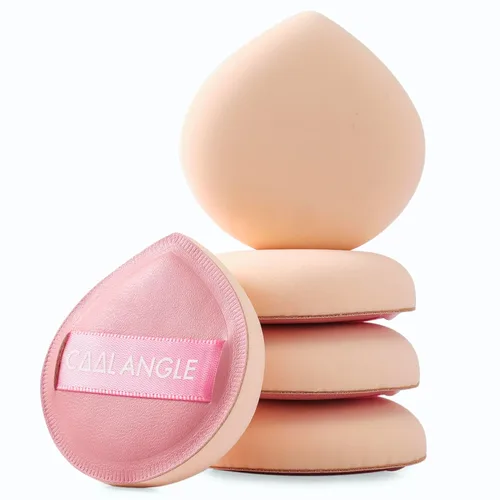 Miniatura 17 de COOL-ANGLE Paquete de 4 Esponjas de Maquillaje Rosa Para Base, Corrector y Polvo, Esponja Mezcladora Sin Látex Para Maquillaje Natural y Fácil, a2
