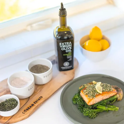 Miniatura 3 de Aceite de oliva extra virgen California Select de Cobram Estate - Primer prensado en frío, sin OGM, apto para dieta Keto, alto en antioxidantes