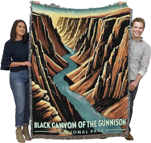 Miniatura 27 de Pure Country Weavers Manta del Parque Nacional Acadia, manta de tapiz de algodón para regalo, fabricada en los Estados Unidos, 72 x 54 pulgadas