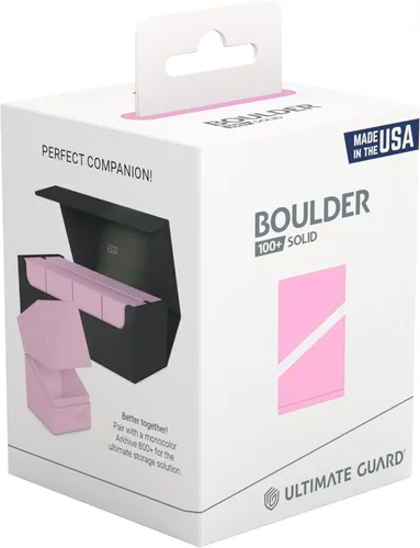 Miniatura 12 de Ultimate Guard Boulder Solid 100+, Estuche para Mazo para 100 Cartas TCG con Doble Funda, Morado, Almacenamiento Seguro y Duradero