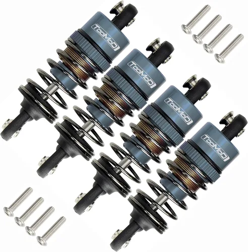 Miniatura 7 de 1/10 52MM RC Kit de amortiguadores llenos de aceite para Tamiya TT-01 TT-02 M03 M04 M05 M06 TA05 1:10 En carretera Actualizaciones de automóviles