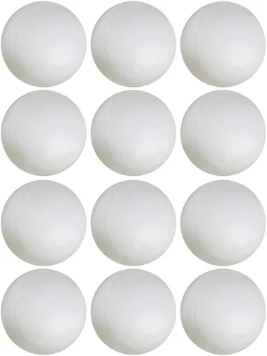 ArtCreativity Paquete de 12 bolas de ping pong blancas de 1.5 pulgadas para juego de peces dorados, pelota de cerveza de Navidad, divertidos juegos