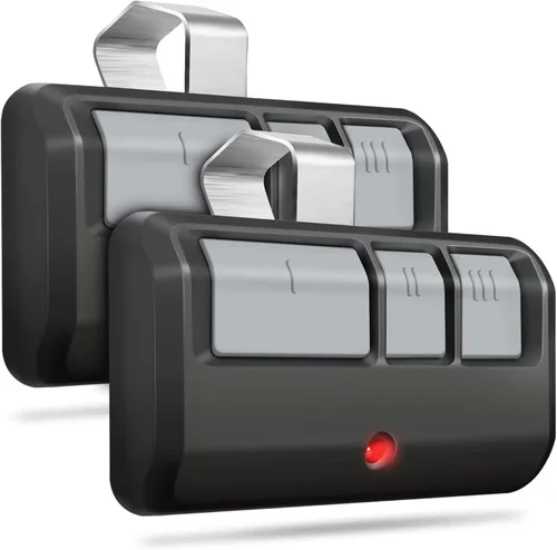 2 para Chamberlain LiftMaster Craftsman Abridor de puerta de garaje remoto 893LM 893Max 971LM universal Negro