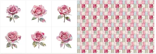 Miniatura 42 de Paquete de tela de algodón de color sólido, 50 cuadrados precortados (8 x 8 x 8 pulgadas), 100% algodón, 120 GSM, fabricado en Türkiye