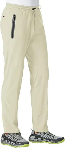 TBMPOY - Pantalones deportivos ligeros para hombre, transpirables, para acampar, pesca, correr, senderismo y hacer deportes