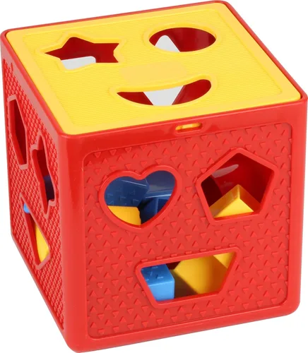 Miniatura 2 de Play22 Juguete clasificador de formas de bloques para bebés, bloques para niños, incluye 18 formas, reconocimiento de color de aprendizaje, caja