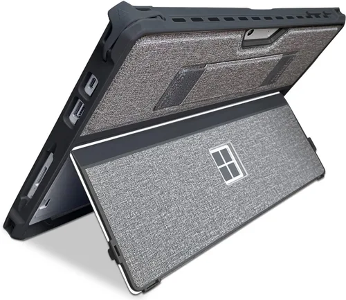 Miniatura 20 de Funda protectora resistente para Microsoft Surface Pro 7+/7/6/5/4/LTE de 12.3", con soporte para lápiz capacitivo y correa de mano, compatible