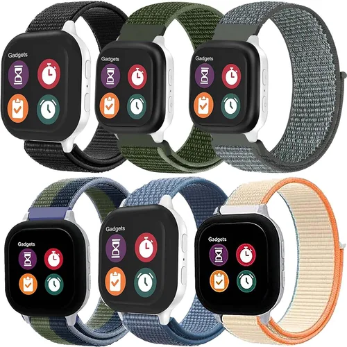 Miniatura 11 de Sport Loop Band Compatible with Apple Watch Band 49mm 46mm 45mm 44mm 42mm 41mm 40mm 38mm Nylon Women Men Stretchy Braided Replacement Wristband for