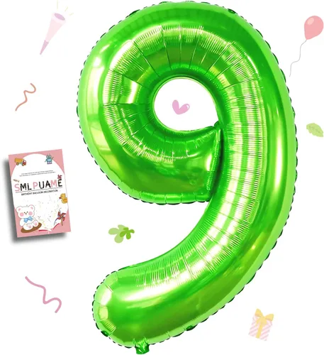 Miniatura 163 de Globos de números de 40 pulgadas del 0 al 9 dorados grandes del número 0, globos digitales para suministros de decoración de celebración de fiesta