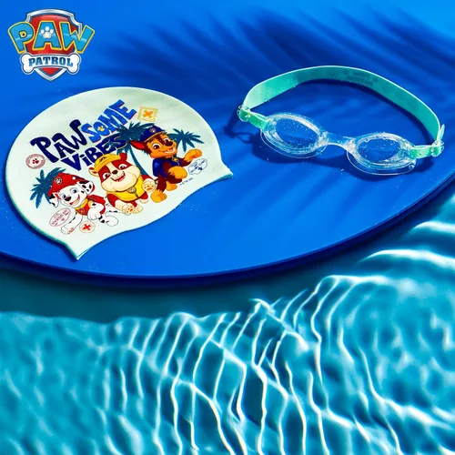 Miniatura 2 de Paw Patrol Kids Swim Goggles and Swim Cap Set Anti-Fog UV Protection Azul