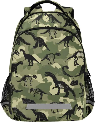 Miniatura 41 de MNSRUU Mochila escolar con correa para el pecho, mochila para laptop Galaxy Planets, mochila de senderismo de viaje para niños y niñas, Animal 031
