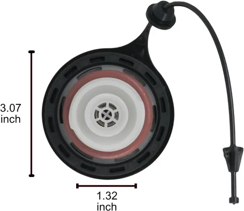 Miniatura 5 de Tapa de llenado de tanque de combustible, Tapa de gas AC2Z-9030-A para Ford Super Duty, Explorer 2009-2019, Reemplaza # FC1081
