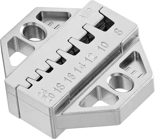 Miniatura 13 de haisstronica - Juego de herramientas de crimpado - 6 piezas de matrices de crimpado para termorretráctiles, nailon aislado, no aislado, terminal
