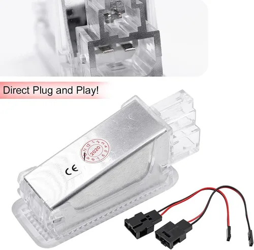 Miniatura 4 de Golf GTI MK5 MK6 Lámpara de Cortesía LED Interior para VW Touareg Eos Passat B5 B6 CC Golf 4/5/6 Sharan Beetle Caja de Guantes Roja Lámparas de Pie