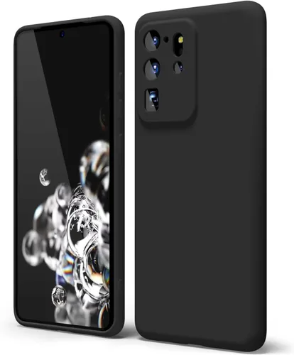 Miniatura 434 de oakxco Funda para teléfono Samsung Galaxy S21 Ultra con agarre de silicona líquida, bonita funda delgada y delgada de goma suave de TPU lisa