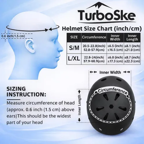 Miniatura 7 de Casco de patineta, casco BMX, casco multideporte, casco de bicicleta para niños, jóvenes, hombres, mujeres Negro