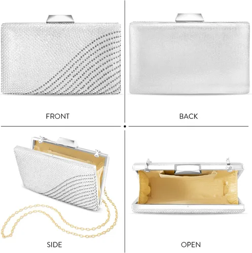 Miniatura 4 de Aheli Potli - Bolso de mano para mujer, hecho a mano, elegante, para novia, bolso de moda