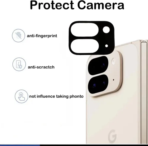 Miniatura 4 de Paquete de 2+2 protectores de pantalla mate de privacidad para Google Pixel 9 Pro Fold, antiespías, 1 unidad exterior + 1 película suave interior, 2