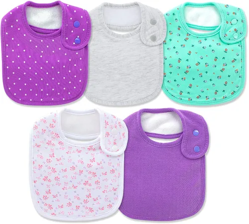 Miniatura 4 de Hakochia Conjunto de mamelucos y accesorios de manga larga para bebé niño o niña de 0 a 12 meses, 15 piezas