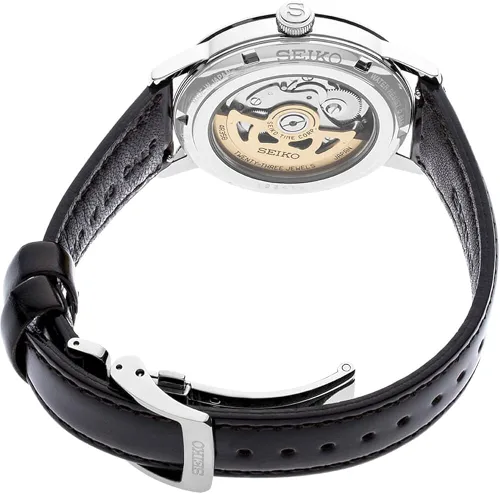 Miniatura 3 de SEIKO Presage Red SRPE41 Reloj automático de cuero marrón Rojo - Reloj automático
