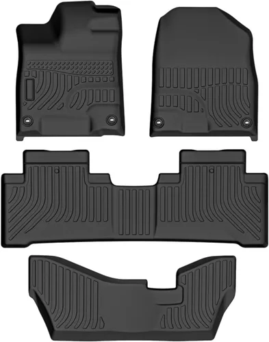 Miniatura 13 de Cartist Alfombrillas personalizadas para VW Atlas 2018-2025 2026 (asientos de banco de 7 pasajeros), juego completo de 3 filas para accesorios