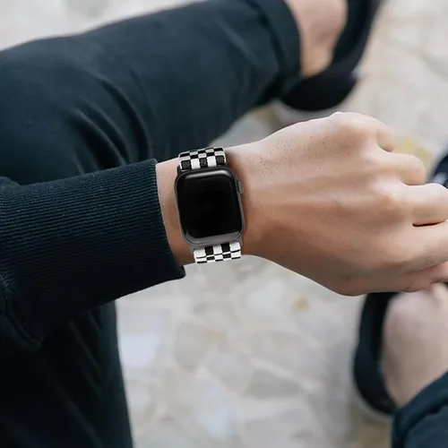 Miniatura 5 de Correa elástica de nailon compatible con Apple Watch Series 11, 10, 9, 8, 7, 1.811 in, 1.772 in, 1.654 in, 1.614 in, Ultra 3, 2, 1.929 in, Series 6