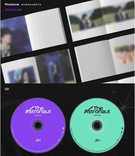 Miniatura 4 de Jin solo álbum (BTS) The Astronaut Version 01
