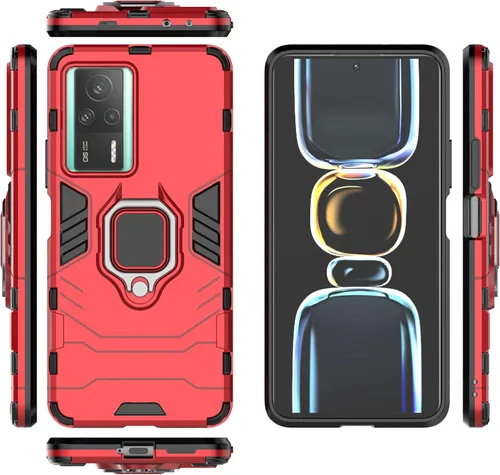 Miniatura 13 de Funda para Xiaomi Poco F5 5G, soporte magnético para automóvil para Xiaomi Poco F5 5G 23049PCD8G/Redmi Note 12 Turbo 5G 23049RAD8C0 Case Negro