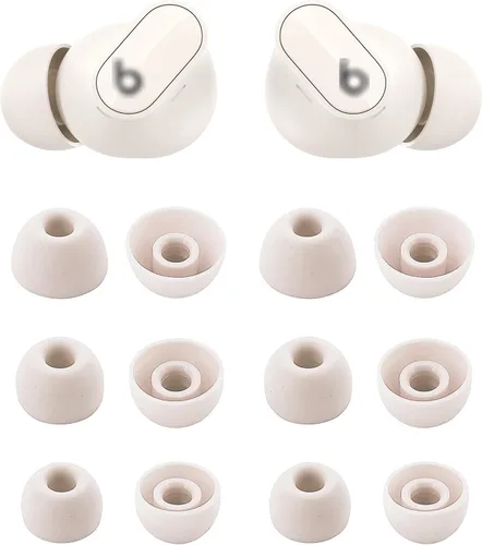 Miniatura 8 de ALXCD Almohadillas de espuma compatibles con Beats Studio Buds, S, M, L, 3 tamaños, 6 pares de auriculares de espuma viscoelástica suave, Negro