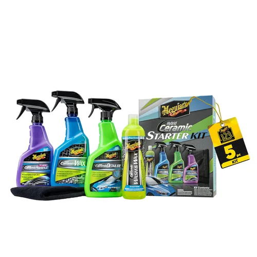 Miniatura 10 de Meguiar's Kit de revestimiento de cerámica definitivo: el kit premium para automóviles ofrece una protección cerámica ultra duradera con alta acción