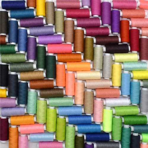 Carretes de poliéster de hilo de coser multiusos de 100 colores, 250 yardas por carrete para coser a mano, máquina, acolchado y manualidades
