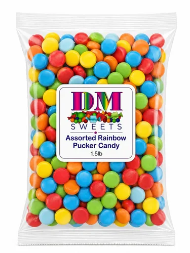 Miniatura 2 de Surtido de caramelos Rainbow Pucker – 1.5 libras de dulces crujientes con sabor a fruta agria y deliciosa. Perfecto para repuestos de máquinas