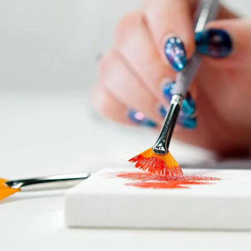 Miniatura 28 de Creative Mark Juego de 30 pinceles de pintura con microdetalles, mini pinceles para acrílico, acuarela, óleo, cara, uñas, pintura a escala y dibujo