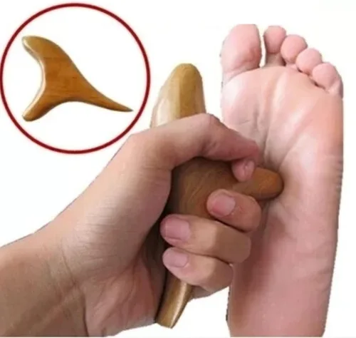 Miniatura 3 de Broman Herramientas de reflexología, herramientas de masaje de terapia de madera, ampliamente utilizadas como masajeador de pies para cabeza