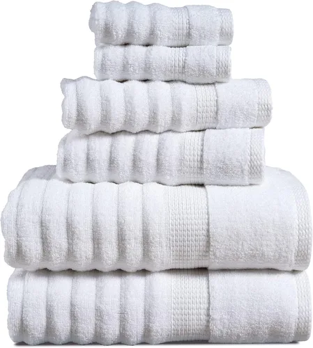 Miniatura 11 de LANE LINEN - Juego de toallas de baño, 18 piezas, 100% algodón, tamaño grande, 4 toallas de baño, 6 toallas de mano, 8 toallas pequeñas, para spa