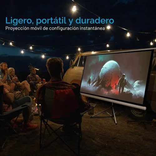 Miniatura 5 de Pyle PRJTP42 pantalla para proyector de 40", fácil de plegar y guardar, estilo trípode