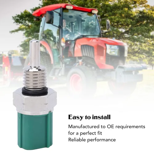 Miniatura 5 de Sensor de temperatura del agua Hilo de acero de aleación 0.472 in Excavadora Motor Refrigerante Temp Remitente para Kubota 2403 T1063 65660 V2403
