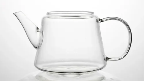 Miniatura 5 de Tetera de vidrio de borosilicato de 25 onzas (25.4 fl oz) con infusor de acero inoxidable extraíble con caja de regalo, tetera transparente