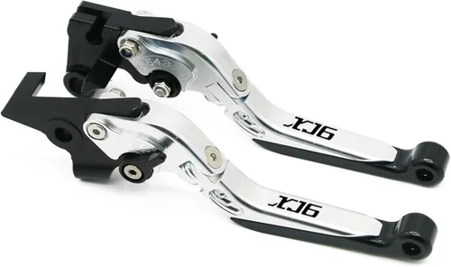 Miniatura 27 de Para Yamaha XJ6 N XJ6 para Diversion 2009 2020 2019 motocicleta ajustable CNC plegable extensible palanca de embrague de freno manija (Color : 10)