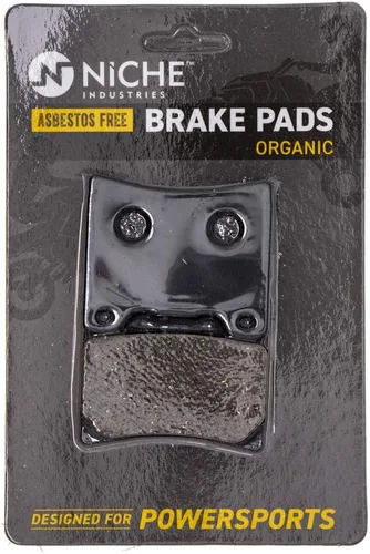 Miniatura 2 de NICHE Juego de pastillas de freno para Yamaha V Star 1100 3XF-W0045-50-00 5VU-25805-00-00 Delanteras traseras orgánicas