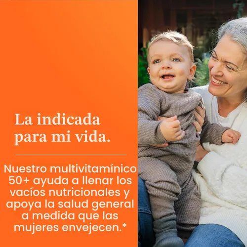 Miniatura 5 de One A Day Multivitamin para mujeres de 50 años o más, tabletas, multivitamínico para mujeres de 50 años o más con vitaminas D, C, E, zinc y biotina