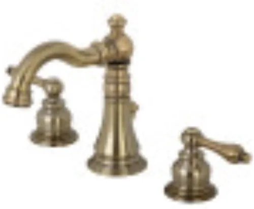 Kingston Brass Fauceture FSC19733AL - Grifo de baño clásico inglés amplio, latón antiguo