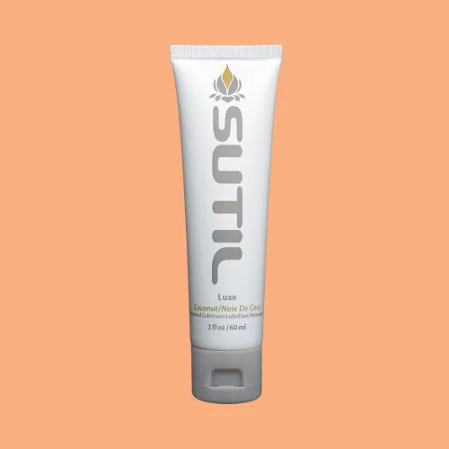 Miniatura 8 de SUTIL Lubricante personal a base de agua, sabor a coco, ligero, antiadherente, deslizamiento de larga duración con ácido hialurónico, sin glicerina