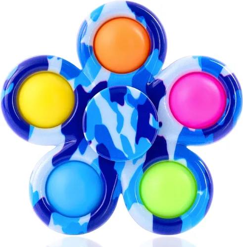 Nutty Toys Fidget Spinner – Juguete sensorial para niños y adultos – Los mejores regalos para aliviar el estrés y la ansiedad 2025, idea única de