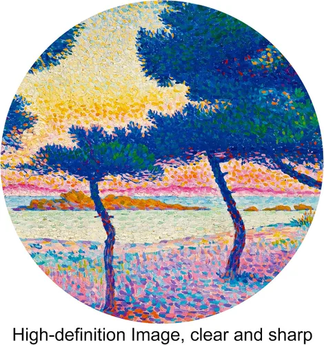 Miniatura 408 de A&T ARTWORK Campo de trigo con cipreses de Van Gogh Las reproducciones de arte clásico mundial, impresiones en lienzo giclée para decoración