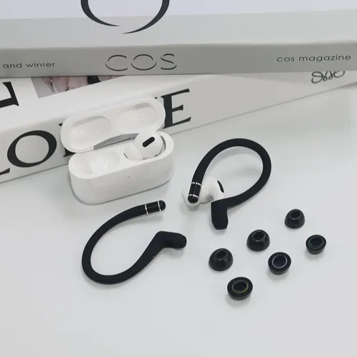 Miniatura 7 de Adhiper Almohadillas de espuma viscoelástica y ganchos para las orejas para AirPods Pro 3 2025, para Airpods Pro3 nti-Slip, accesorios de repuesto