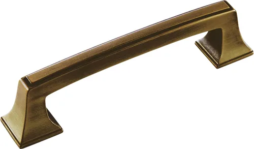 Miniatura 11 de Amerock Mango de gabinete Bronce dorado 3 pulgadas (76 mm) de centro a centro Mulholland paquete de 1 unidad Jaladera de cajón Asa